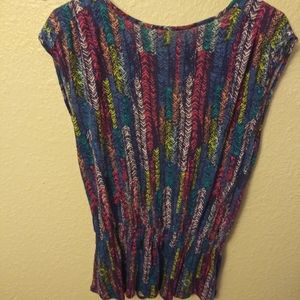 Route 66 open back tunic